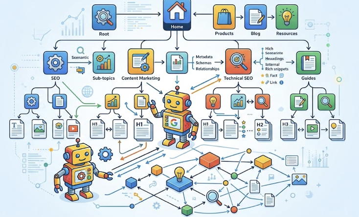 arquitectura web para SEO semántico
